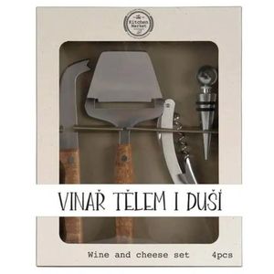 Bohemia Gifts Darčeková súprava na krájanie syra - Pro vinaře vyobraziť