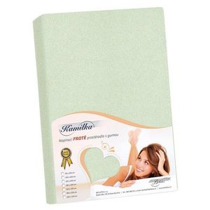 Bellatex Froté prestieradlo zelená šalviová, 140 x 200 cm vyobraziť