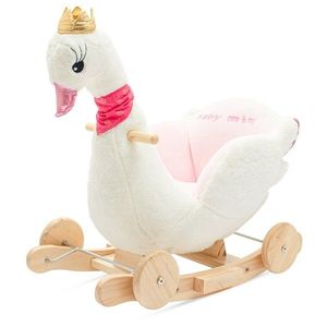 Baby Mix Hojdacia hračka s kolieskami a melódiouLabuť biela, 61 x 32 x 52 cm vyobraziť