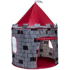 Detský stan Baby Mix Zámok sivý, 105 x 125 cm vyobraziť