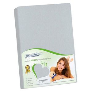 Bellatex Jersey prestieradlo stredne sivá vyobraziť