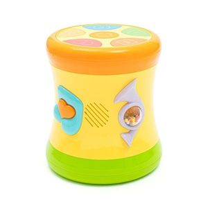 Baby Mix Obojstranný dynamický bubon, žltý vyobraziť