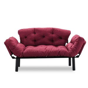 Rozkladacia pohovka Nitta Maroon vyobraziť