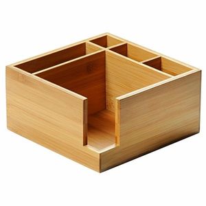 Kesper 70851 Kuchynský organizér bambus, 5 priehradok, 18 x 9 x 18 cm vyobraziť
