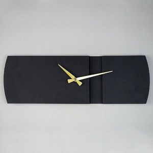 Nástenné hodiny Origami APS097, Black, 16 x 49 cm vyobraziť