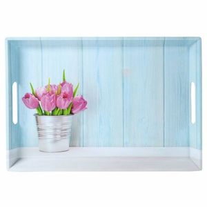 Kesper 77392 Servírovací podnos Tulipány, 50 x 35 x 4, 5 cm vyobraziť
