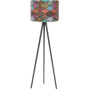 Stojacia lampa Mandala 136, sivá vyobraziť