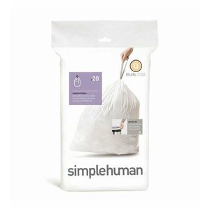 Vrecia na odpadky 20 ks 50 l – simplehuman vyobraziť