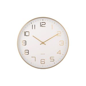 Karlsson 5973WH dizajnové nástenné hodiny biele, priemer 40 cm vyobraziť