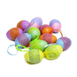 Arpex Veľkonočné brokátové kraslice 4cm 12ks vyobraziť