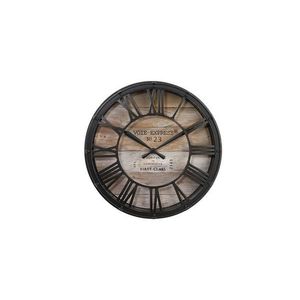Nástenné hodiny 39 cm vintage čierne 601145 vyobraziť