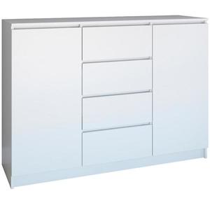 Komoda 2D4S 120 biela mat vyobraziť