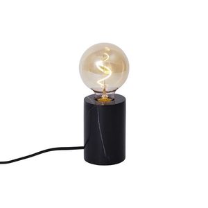 Moderná stolná lampa čierny mramor - Marissa vyobraziť