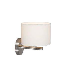 Moderná nástenná lampa biela okrúhla - VT 1 vyobraziť