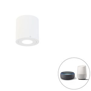 Inteligentné kúpeľňové bodové svetlo biele okrúhle IP44 vrátane Wifi GU10 - Capa vyobraziť