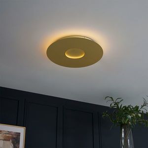 Moderné stropné svietidlo zlaté 40 cm vrátane LED s 3-stupňovým stmievaním - Morning vyobraziť