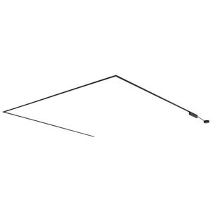 Moderný koľajnicový systém čierny 1-fázový 600 cm - Magnetic vyobraziť