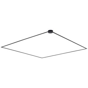 Moderný koľajnicový systém osvetlenia, čierny, 1-fázový, 800 cm, s okrúhlym zdrojom napájania - Magnetic vyobraziť
