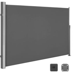 Bočná markíza Orrine 180x400 cm tmavo šedá vyobraziť