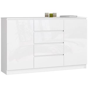 Komoda Tove K 160, 4 cm biela matná vyobraziť