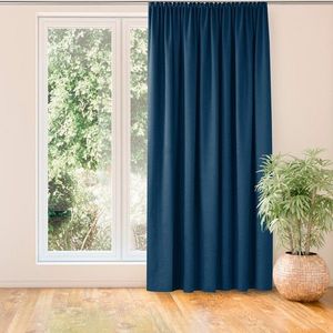 Závěs MILANA klasická transparentní dračí páska 10 cm indigo vyobraziť