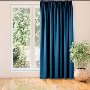 Závěs MILANA klasická transparentní dračí páska 5 cm indigo vyobraziť