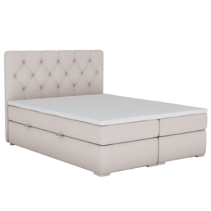Posteľ boxspring, béžová, 180x200, ESHLY vyobraziť