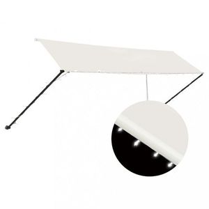 Zaťahovacia markíza s LED svetlom 300x150 cm Dekorhome vyobraziť