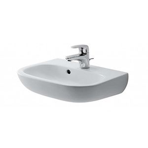 DURAVIT - D-Code Umývadielko, 45x34 cm, s prepadom, s otvorom na batériu, biela 07054500002 vyobraziť