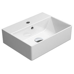 GSI - KUBE X keramické umývadlo 45x35cm, brúsená spodná hrana, biela ExtraGlaze 94859111 vyobraziť