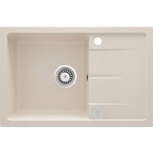 DEANTE DEANTE - Leda beige - Granitový drez s odkvapkávačom ZRD_5113 vyobraziť
