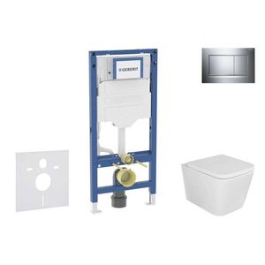 GEBERIT - Duofix Set předstěnové instalace, klozetu Arkas a sedátka softclose, tlačítko Sigma30, chrom SANI11CA1112B vyobraziť