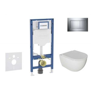 GEBERIT - Duofix Set předstěnové instalace, klozetu Oudee a sedátka softclose, tlačítko Sigma30, chrom SANI11CA1121B vyobraziť