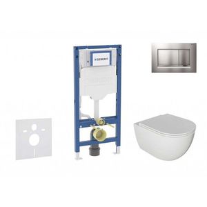 GEBERIT - Duofix Set předstěnové instalace, klozetu Oudee a sedátka softclose, tlačítko Sigma30, lakovaný chrom mat/chrom SANI11CA1122B vyobraziť