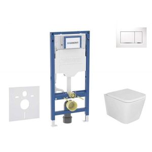 GEBERIT - Duofix Set předstěnové instalace, klozetu Arkas a sedátka softclose, tlačítko Sigma30, bílá/chrom SANI11CA3108B vyobraziť