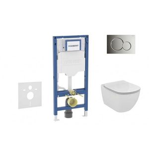 GEBERIT - Duofix Set předstěnové instalace, klozetu Tesi a sedátka, tlačítko Sigma01, lesklý chrom SANI11CD1117 vyobraziť