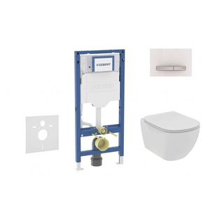 GEBERIT - Duofix Set předstěnové instalace, klozetu Tesi a sedátka softclose, tlačítko Sigma50, alpská bílá SANI11CD3115 vyobraziť