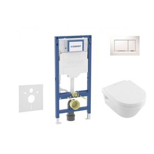 GEBERIT - Duofix Set předstěnové instalace, klozetu Architectura a sedátka softclose, tlačítko Sigma30, bílá/chrom SANI11CK3104 vyobraziť