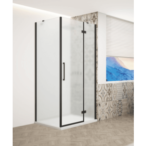 GELCO - TRINITY BLACK štvorcový kút 800x800 pravý, matné sklo, GT5680-80MR-B GT5680-80MR-B vyobraziť