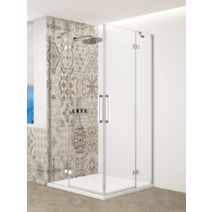 GELCO TRINITY CHROM štvorcový kút 800x800 rohový vstup, číre sklo, GT2280-80C-CH GT2280-80C-CH vyobraziť