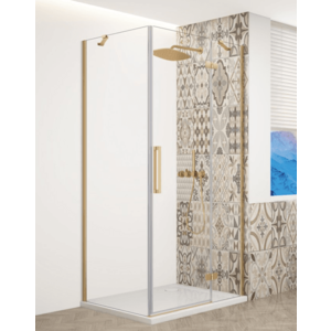 GELCO - TRINITY GOLD štvorcový kút 800x800 pravý, číre sklo, GT5680-80CR-G GT5680-80CR-G vyobraziť