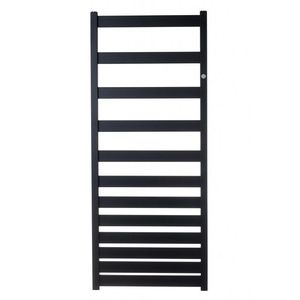 Instalprojekt - Kúpeľňový radiátor Belt - Pripojenie radiátora - Spodná pripojenie, Radiátory - Farebné prevedenie HL - Čierna, Rozmer radiátora HL - 500 × 1203 mm, výkon 473 W RADBEL501231 vyobraziť