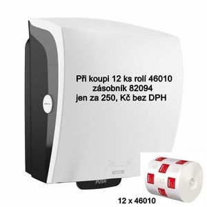 AKCIA Zásobník papierových uterákov KATRIN 82094 plus 2x6 roliek 97425 (náhrada za 46010) EG991 vyobraziť