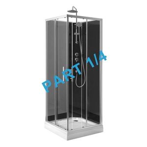 AQUALINE - GRANVIK sprchovací box 800x800x2180 komponent 1/4 sprchová vanička, biela 16-080-09-11-00 vyobraziť