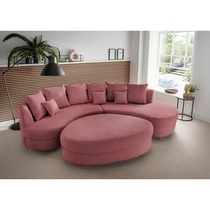 Livetastic SEDACIA SÚPRAVA, textil, koralová vyobraziť