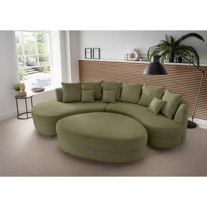 Livetastic SEDACIA SÚPRAVA, textil, olivovozelená vyobraziť