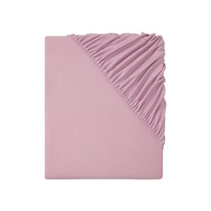 LIVARNO home Napínacia džersejová plachta, 90 – 100 x 200 cm (bledoružová) vyobraziť