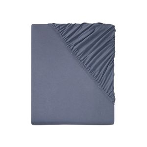 LIVARNO home Napínacia džersejová plachta, 90 – 100 x 200 cm (tmavomodrá) vyobraziť