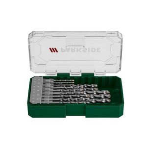 PARKSIDE® Súprava vrtákov/skrutkovacích bitov (súprava HSS špirálových vrtákov, 15-dielna) vyobraziť