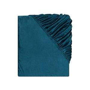 LIVARNO home Plyšová napínacia plachta, 90 – 100 x 200 cm (petrolejová) vyobraziť